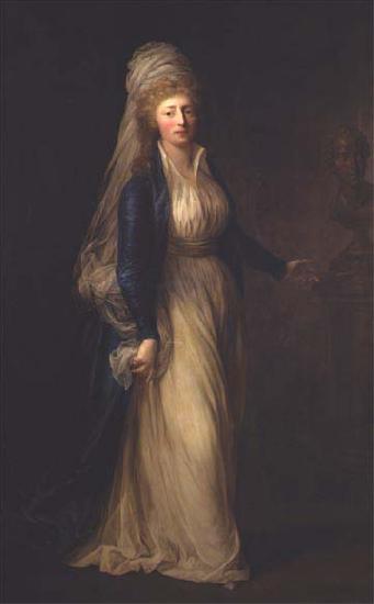Anton Graff Portrait of Princess Louise Augusta of Denmark France oil painting art